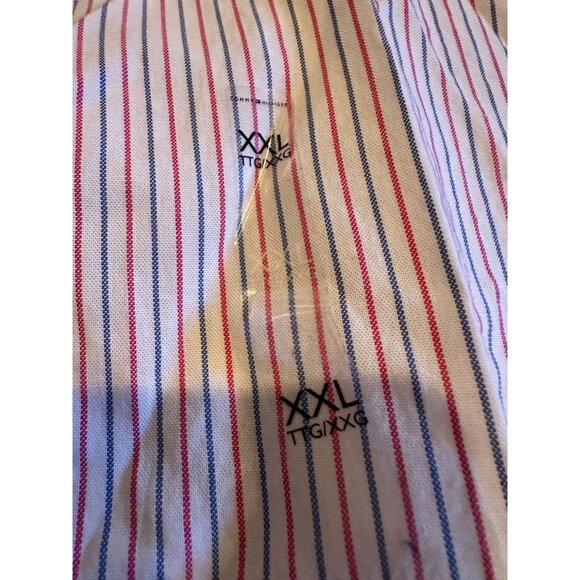 Tommy Hilfiger Men’s XXL Button-Down Shirt Striped Long Sleeve New York Fit NWT - Picture 8 of 8